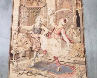 Lot # : 173 - Large handwoven tapestry
