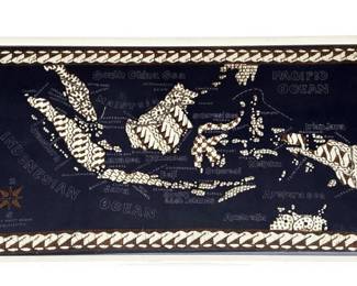 Lot # : 336z - Vintage framed Indonesian map
