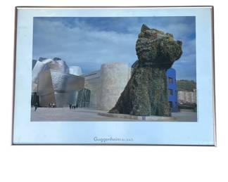 Lot # : 371z - Framed Guggenheim Bilbao art print
