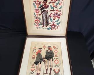 Lot # : 354 - Pair of vintage Carlos Merida prints

