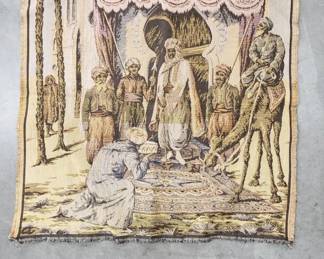 Lot # : 187 - Handwoven Belgian tapestry
