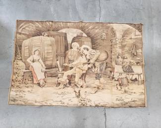 Lot # : 158 - Signed handwoven French tapestry
