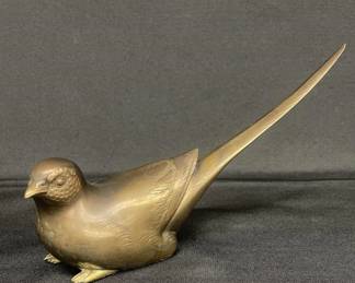 Lot # : 483v - Vintage bronze bird figurine
