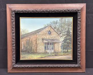 Lot # : 492 - Signed oil on canvas by Dyckie Wallace
