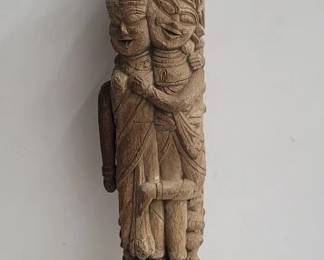 Lot # : 168 - Indonesian erotic carved wood wall decoration
