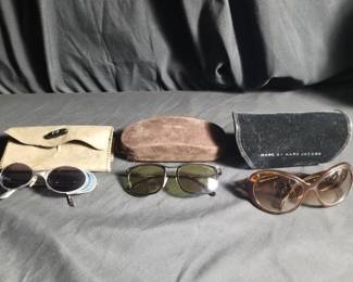 Lot # : 212 - 3 pairs of women's sunglasses with cases
