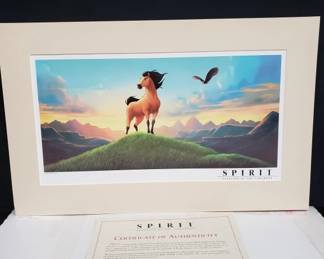 Lot # : 366 - DreamWorks Spirit offset lithograph
