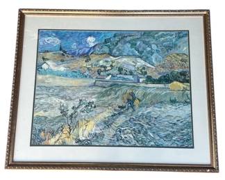 Lot # : 370z - Framed Vincent Van Gogh art print
