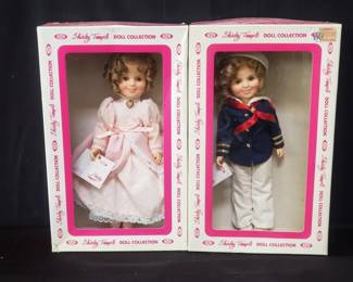 Lot # : 478 - PaIr of vintage Shirley Temple Dolls collection,
