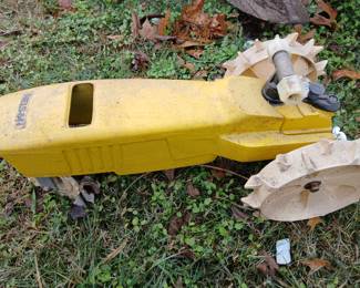 Lawn watering tractor 