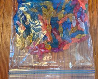 Ceramic Christmas tree lights, original vintage 