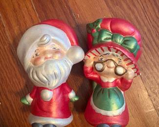 Handmade Vintage Christmas ceramics 