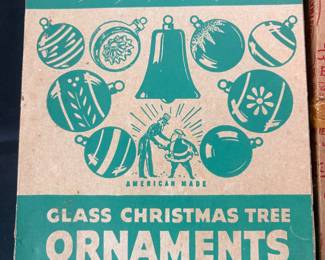 Shiny Brite boxed orniments 