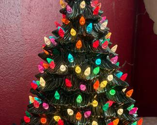 Large Doc Holliday ceramic Christmas tree 