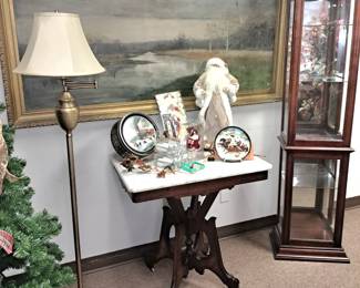 3 different marble top parlor tables