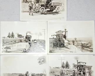 Vintage photos of paving of Hwy. 71