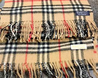 Seasonal collectibles. Vintage Burberry scarves