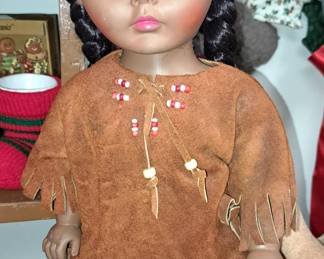 23" Native American Indian Girl doll