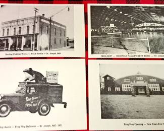 Much St. Joseph collectibles. Robidoux Questers repo St. Joseph postcards