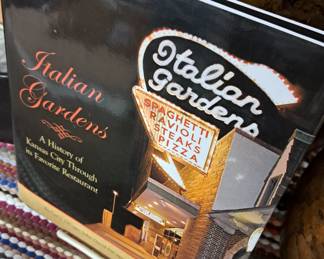 Hard back and paperback books. Signed "Italian Gardens" hard back