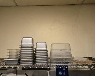 Assorted Plastic & Stainless Storage Containers