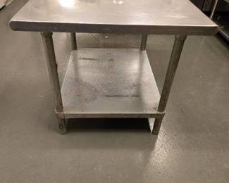Stainless Steel 2 Tier Table