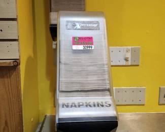 Expressnap (2) Wall Napkin Dispensers And (1) Stand Alone Napkin Dispenser