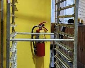 Full Size Rolling Bakery Pan Rack
