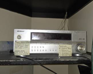 Pioneer Audio Multi Channel Receiver & First Aid Kit