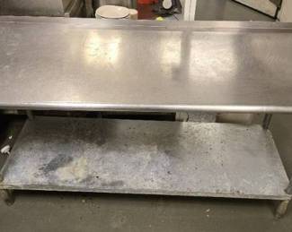Stainless Steel 2 Tier Table