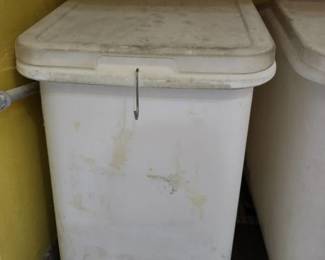 16in Angled Rolling Ingredient Bin