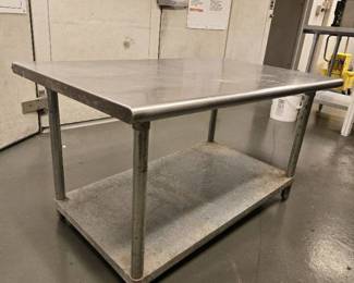 Stainless Steel 2 Tier Table