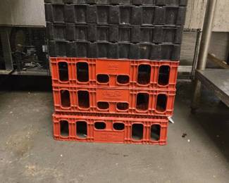 Assorted Plastic Crates