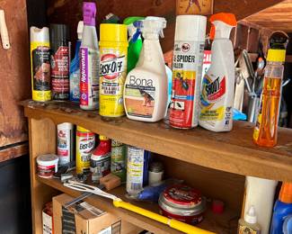 Cleaning stuff, random chemicals