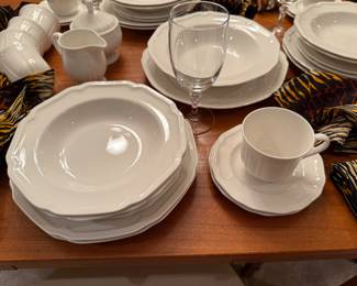 Mikasa Ultimate + Super Strong Fine China - Service for 8 plus serving pieces. 
