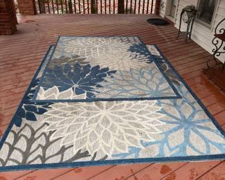 Patio Rugs - 6 x 9 and 7 x 10