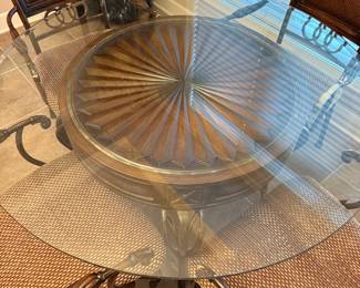 Another View of Glass Top Dining Table