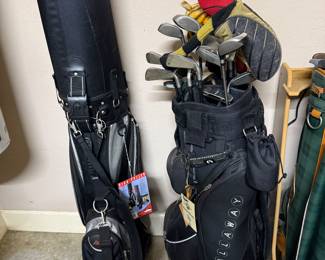 Golf Clubs and Bags