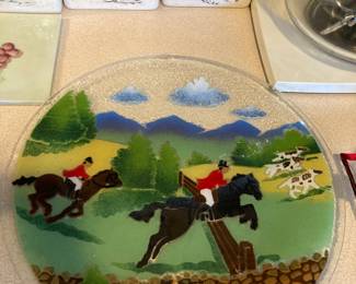 Peggy Karr fox hunt plate
