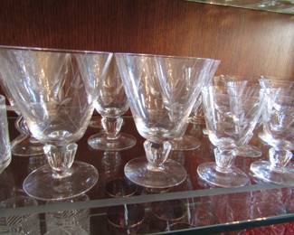 Fostoria Lyric crystal glasses