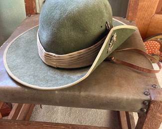 Vintage Australian army slouch hat