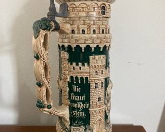 Vintage Bride of Rheinstein German stein