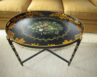 Beautiful metal tray table