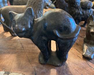 Hubley cast iron Halloween cat