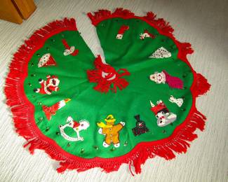 Vintage tree skirts