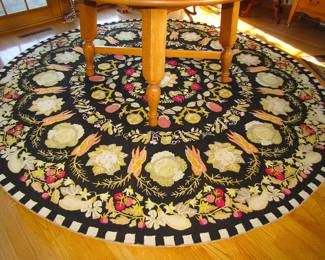 Claire Murray 8' round "Harvest" rug