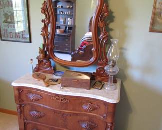 Victorian dresses with mirror