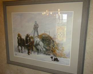 Rozan Henning "The Storm" signed print