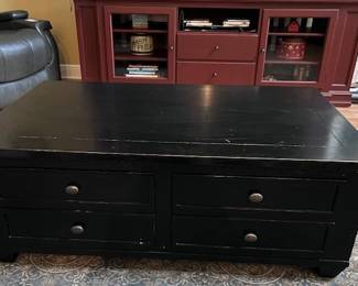 Ethan Allen Storage drawer coffee table
