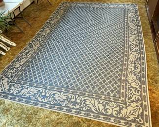 105 Frontgate Ashworth 9 x 13 Indoor Outdoor Poly Rugmin